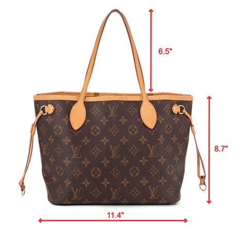 louis vuitton neverfull size guide.